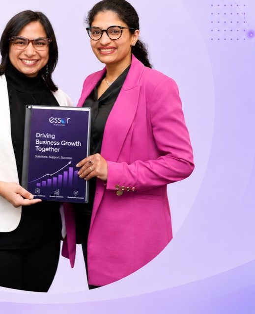 Odri Fernandes and Dr Shwetha Shankar, Essor Business Hub founders